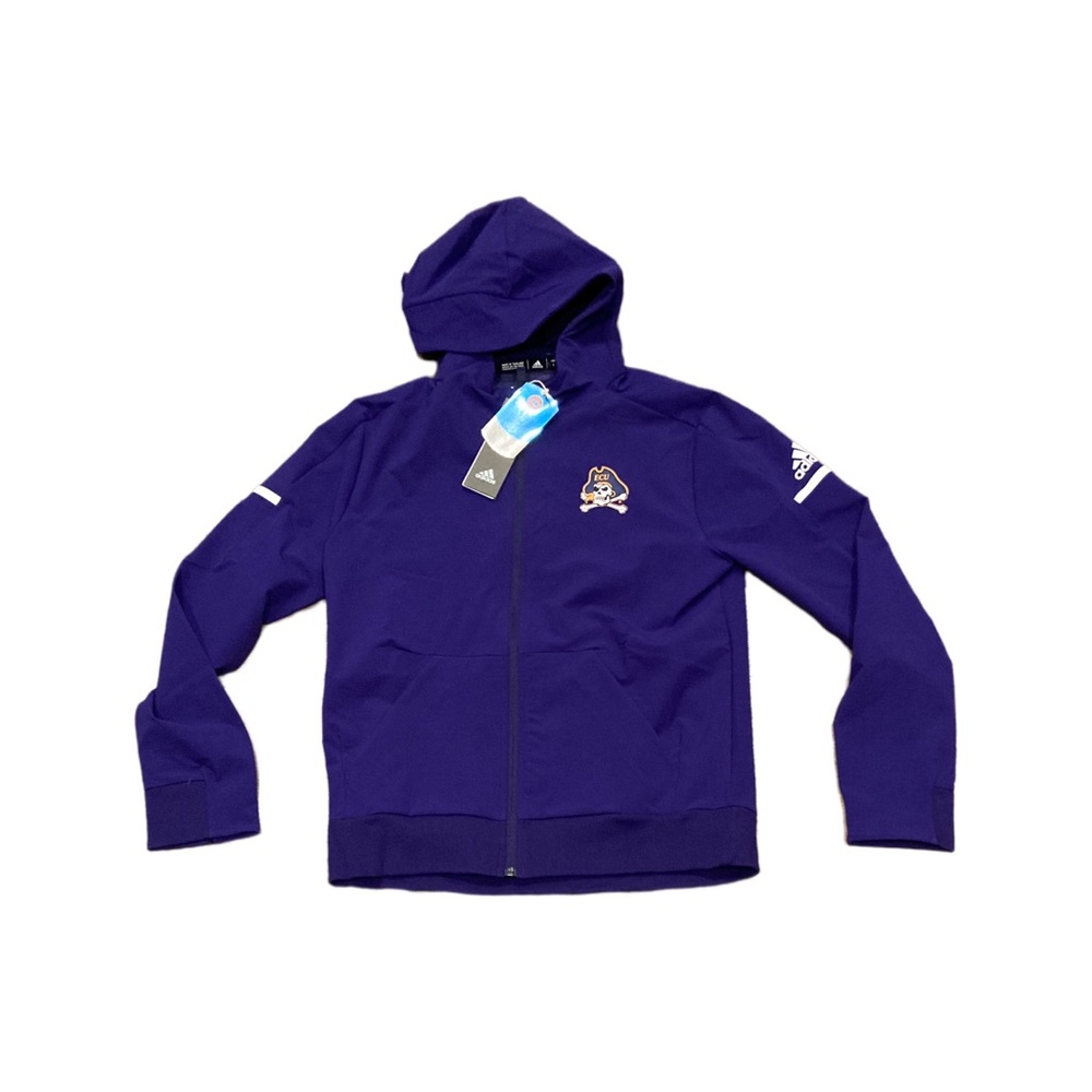 East Carolina Pirates Adidas Zip Up Jacket Small